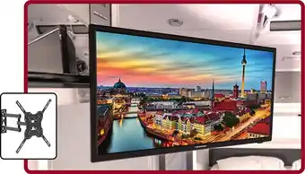 SuperCheap Auto Blaupunkt 12v/240v 24” smart google tv & full motion wall mount offer