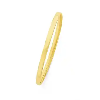 Angus & Coote 9ct gold 65mm solid bangle offer