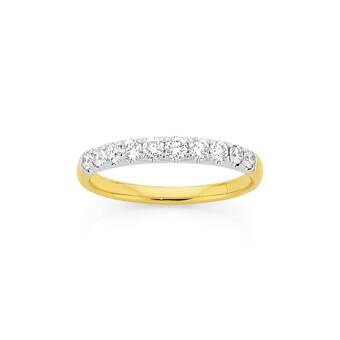 Angus & Coote 18ct two tone diamond ring offer