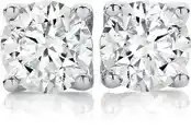 Angus & Coote 18ct white gold diamond stud earrings offer