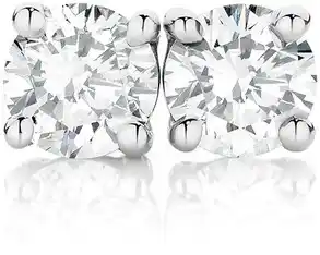 Angus & Coote 9ct white gold diamond stud earrings offer