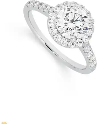 Angus & Coote Alora by angus & coote 14ct white gold lab grown diamond ring offer