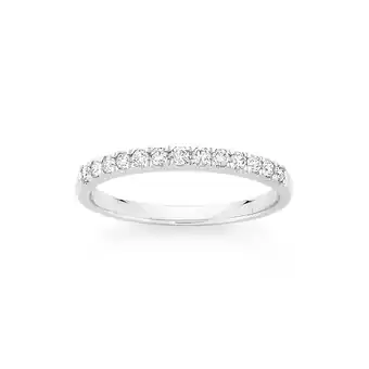 Angus & Coote 18ct white gold diamond band offer