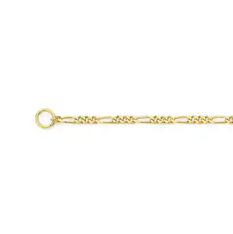 9ct gold 45cm solid figaro chain