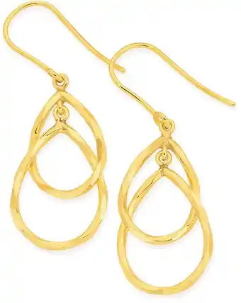 Angus & Coote 9ct gold earrings offer