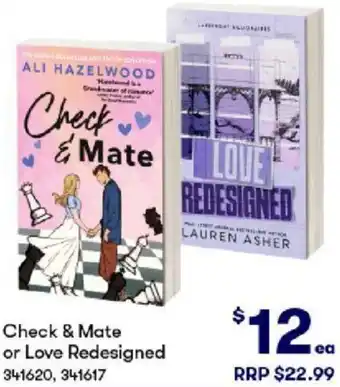 BIG W Check & Mate or Love Redesigned offer