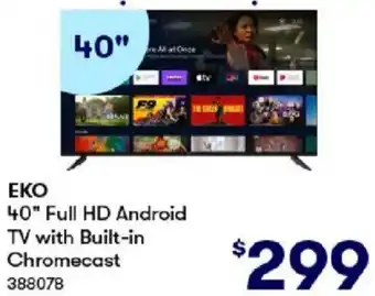 BIG W 40" Full HD Android TV with Built-in Chromecast offer