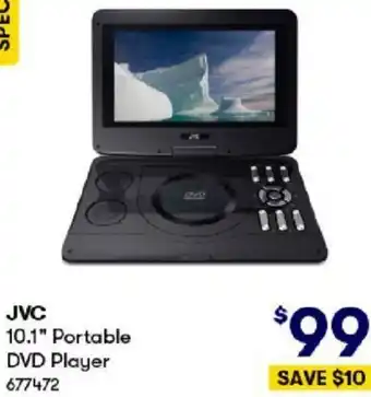 BIG W JVC 10.1 Portable DVD Player offer
