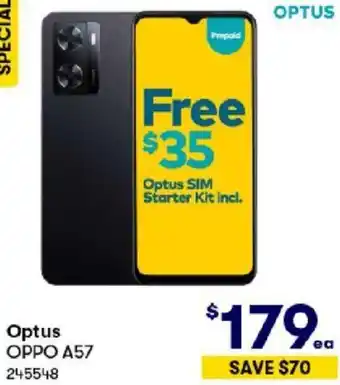 BIG W Optus OPPO A57 offer