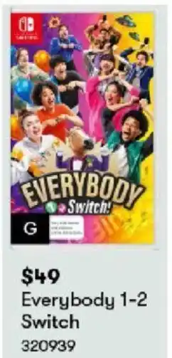 BIG W Everybody 1-2 Switch offer
