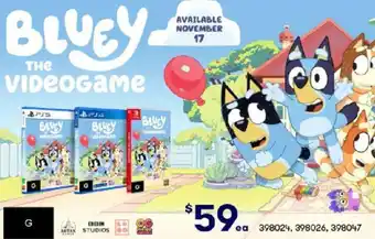 BIG W BLUEY THE VIDEOGAME offer