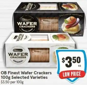 OB Finest Wafer Crackers 100g