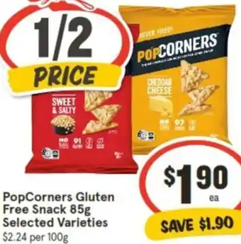 IGA PopCorners Gluten Free Snack 85g offer