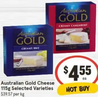 IGA Australian Gold Cheese 115g offer