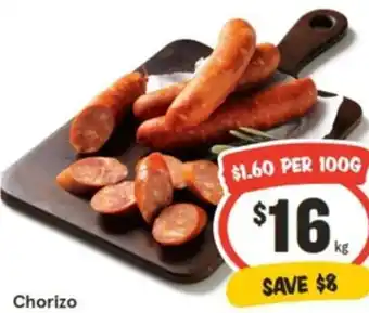 IGA Chorizo offer