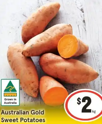 IGA Australian Gold Sweet Potatoes offer