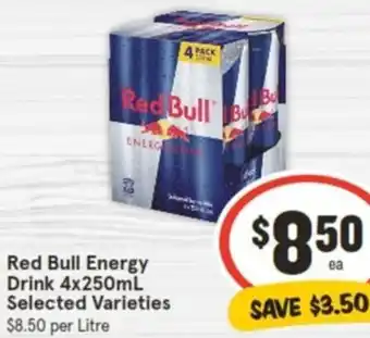 IGA Red Bull Energy Drink 4x250mL offer