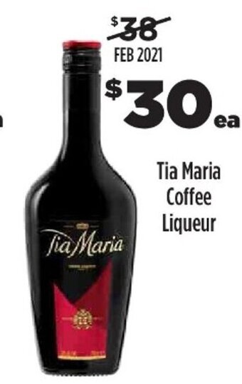 Liquorland Tia Maria Coffee Liqueur offer