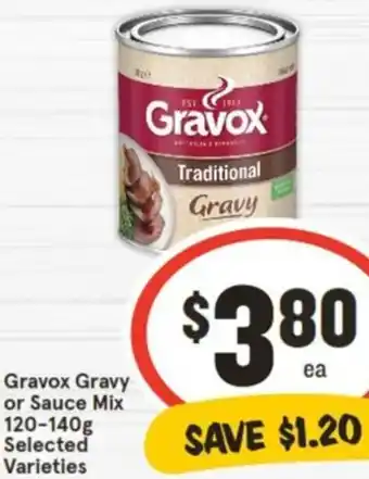 IGA Gravox Gravy or Sauce Mix 120-140g offer