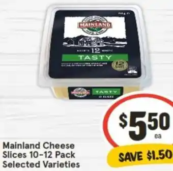 IGA Mainland Cheese Slices 10-12 Pack offer