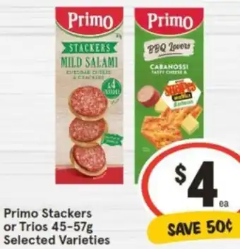 IGA Primo Stackers or Trios 45-57g offer