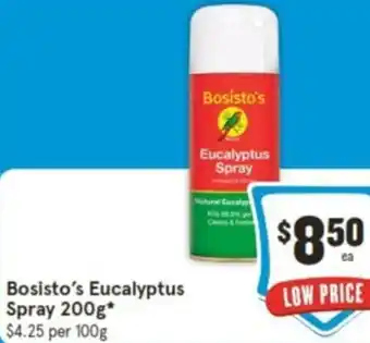 IGA Bosisto's Eucalyptus Spray 200g offer