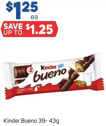 Foodland Kinder Bueno 39-43g offer
