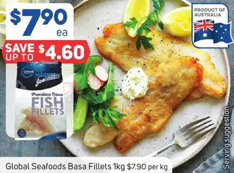 Foodland Global Seafoods Basa Fillets 1kg offer