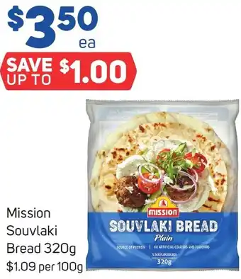 Foodland Mission Souvlaki Bread 320g offer