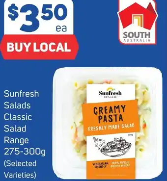 Foodland Sunfresh Salads Classic Salad Range 275-300g offer