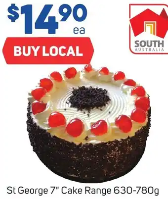 Foodland St George 7" Cake Range 630-780g offer