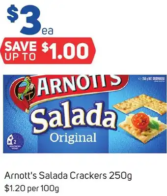 Foodland Arnott's Salada Crackers 250g offer