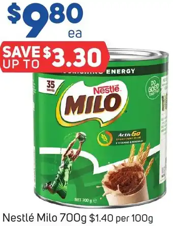 Foodland Nestlé Milo 700g offer