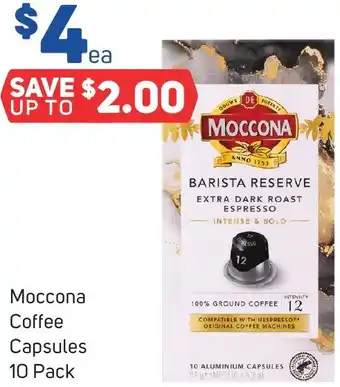 Foodland Moccona Coffee Capsules 10 Pack offer