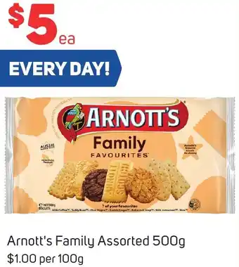 Foodland Arnott's Family Assorted 500g offer