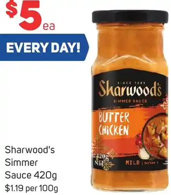 Foodland Sharwood's Simmer Sauce 420g offer