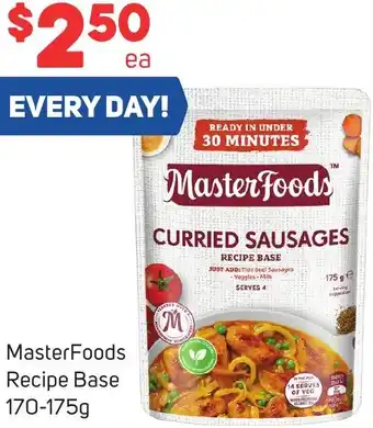Foodland MasterFoods Recipe Base 170-175g offer
