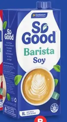 Foodland Sanitarium So Good Barista Edition Soy Milk UHT 1 Litre offer