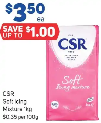 Foodland CSR Soft Icing Mixture 1kg offer