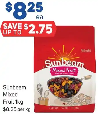 Foodland Sunbeam Mixed Fruit 1kg offer