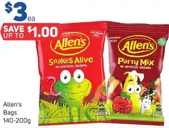 Foodland Allen's Bags 140-200g offer
