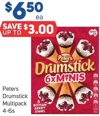 Foodland Peters Drumstick Multipack 4-6s offer