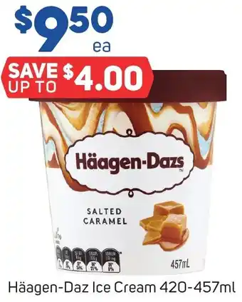 Foodland Häagen-Daz Ice Cream 420-457ml offer