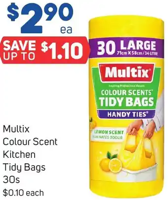 Foodland Multix Colour Scent Kitchen Tidy Bags 30s offer