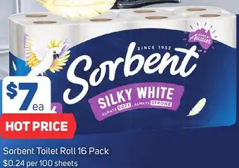 Foodland Sorbent Toilet Roll 16 Pack offer