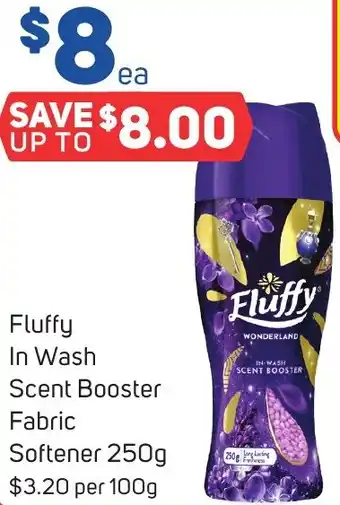 Foodland Fluffy In Wash Scent Booster Fabric Softener 250g offer
