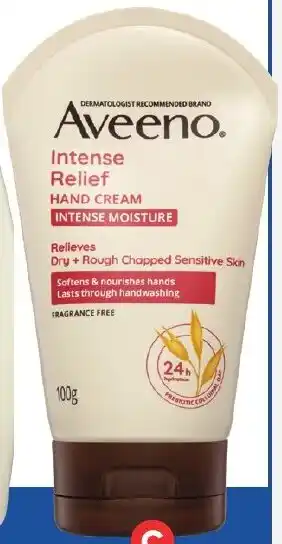 Foodland Aveeno Hand Cream 100g offer