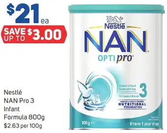 Foodland Nestlé NAN Pro 3 Infant Formula 800g offer