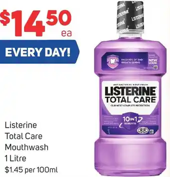 Listerine Total Care Mouthwash 1 Litre