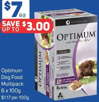 Foodland Optimum Dog Food Multipack 6 x 100g offer
